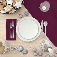 Belledorm Amalfi Table Cloth 230 Rnd - Maroon