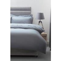 Belledorm Egyptian Cotton 200 Thread Count Duvet Cover in Light Grey | Size: Double