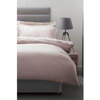 Belledorm 200 Thread Count 100% Egyptian Cotton Duvet Cover, Powder Pink, Single