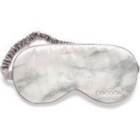 Jansons Direct Linens 100% Mulberry Silk Eye Mask in Marble Grey