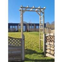 Grange Wooden Garden Flat Top Arch - 1190 x 2110 x 700mm