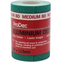 5mt Green Aluminium Oxide Anti Clog Sandpaper Roll P80 Grit