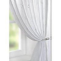 Juniper Ready Made Single Voile Curtain Cream