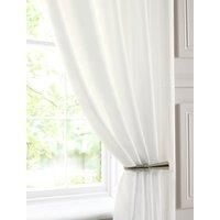 Chatsworth Double Width Ready Made Single Voile Curtain Cream