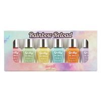 Barry M Cosmetics Rainbow Reload Nail Paint set x 6