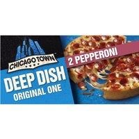 Chicago Town Fully Loaded Deep Dish Pepperoni Pizzas 2 x 155g (310g)