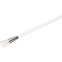 Prysmian 6243BH White 1.5mm Low Smoke & Fume 3-Core & Earth Cable 50m Drum (57954)