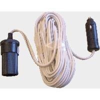 W4 Cigar Plug and Socket Extension Lead - Black, 5m