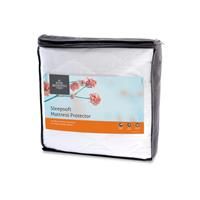 Fine Bedding Company Sleepsoft Mattress Protector Single, White