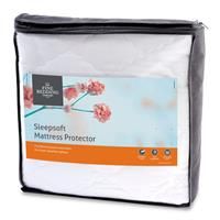 Fine Bedding Company Sleepsoft Mattress Protector Super King, White