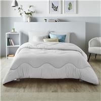 Night Lark White Linen 10.5 Tog Coverless Quilt And Pillowcase Set