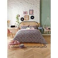 Night Lark Nightlark Eleanor Bowmer Pink Leopard Coverless Duvet
