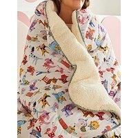 Night Lark Nightlark Eleanor Bowmer Happy Dogs Cosy Sherpa Throw