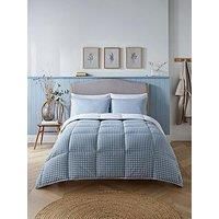 Night Lark Gingham Blue 10.5 Tog Coverless Duvet Set