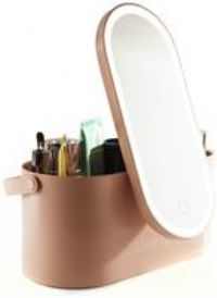 Rio Lush Box Makeup Cosmetic Vanity Travel Case with Removeable LED Light Mirror.