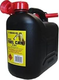 S Style Diesel Fuel Can and Spout Black 5 Litre