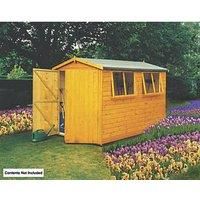 Shire Atlas 10x8 Apex Shiplap Wooden Shed