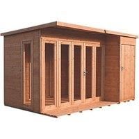 Shire Aster 12x8 Pent Shiplap Wooden Summer house