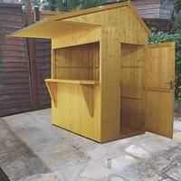 Shire Timber Bar Shiplap Wooden 6x4 Apex Garden storage