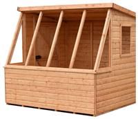 Shire Iceni 8x6 Pent Shiplap Wooden Shed