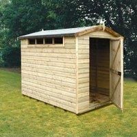 Shire Security Cabin 8x6 Apex Shiplap Wooden Shed