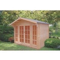 Shire Churston 10' x 6' (Nominal) Apex Timber Log Cabin (22584)