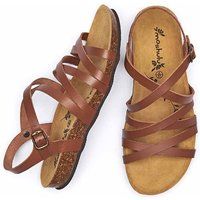 'Ginger Ale' Strappy Cork Footbed Sandals