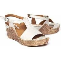 'Peach Melba 2' T-Bar Wedge Sandals