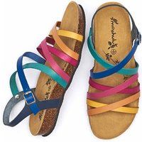 'Ginger Ale' Strappy Cork Footbed Sandals