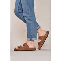 'Bavaria Waxy' Cork Footbed Sandals