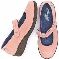 Moshulu Women's 'Oswestry' Flat Strap Bar Shoes in Baby Pink | Size: 6.5