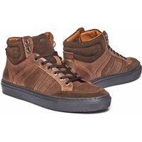 Moshulu Men's 'Homerun' High Top Trainers in Brown | Size: 11