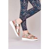 'Hallsands' Leather Platform Sandals