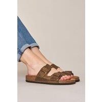'Bavaria Waxy' Cork Footbed Sandals