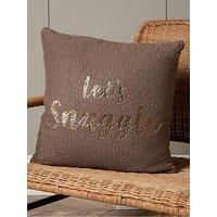 Very Home Let'S Snuggle Cushion