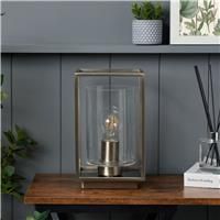 Hendrik Industrial Cube Table Lamp