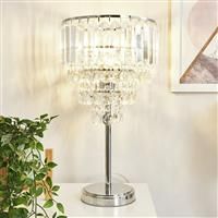 BHS Monroe LED Table Lamp - Silver