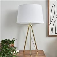 BHS Louisa Large LED Table Lamp - Brass