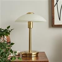 BHS Aria Satin Touch LED Table Lamp - Brass