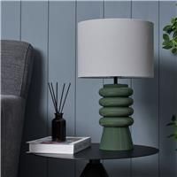 Bhs Rahya Ribbed Glass Table Lamp