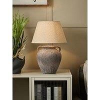 Very Home Textured Ceramic Urn Table Lamp