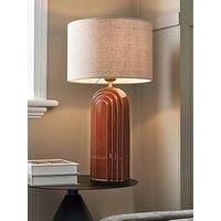 Very Home Brown Ceramic Arch Ceramic Table Lamp
