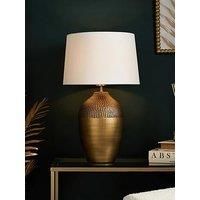 Very Home Hammered Ceramic Table Lamp