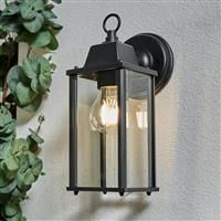Zinc ERIS Outdoor Wall Lantern Black