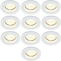 White Fixed IP44 Fire Rated Downlight  4 pack