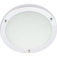 Delphi IP44 Chrome Integrated LED Bathroom Light 18W 900lm 310mm