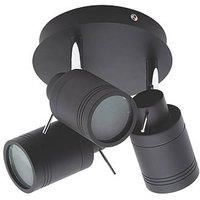 Spa Scorpius 3 Light Adjustable Ceiling Spotlight Matt Black