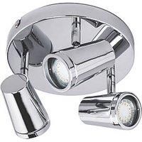 Spa Freya 3 Light Adjustable Ceiling Spotlight Chrome