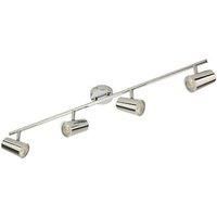 Spa Freya 4 Light Adjustable Light Bar Ceiling Spotlight Chrome