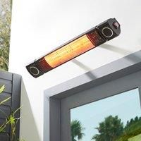 2000W Wall Mount Radiant Patio Heater W Wireless Speaker & Remote Control